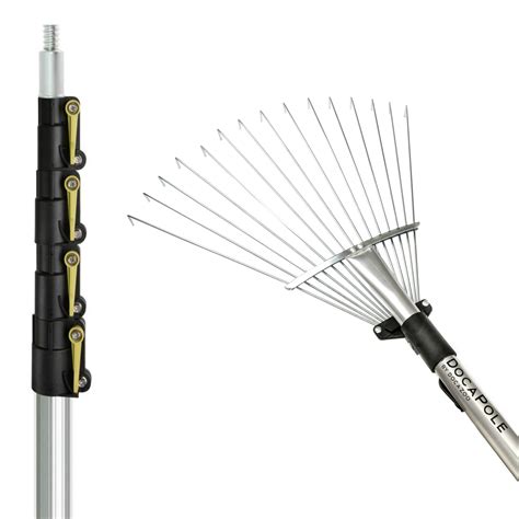 roof rake with telescoping pole